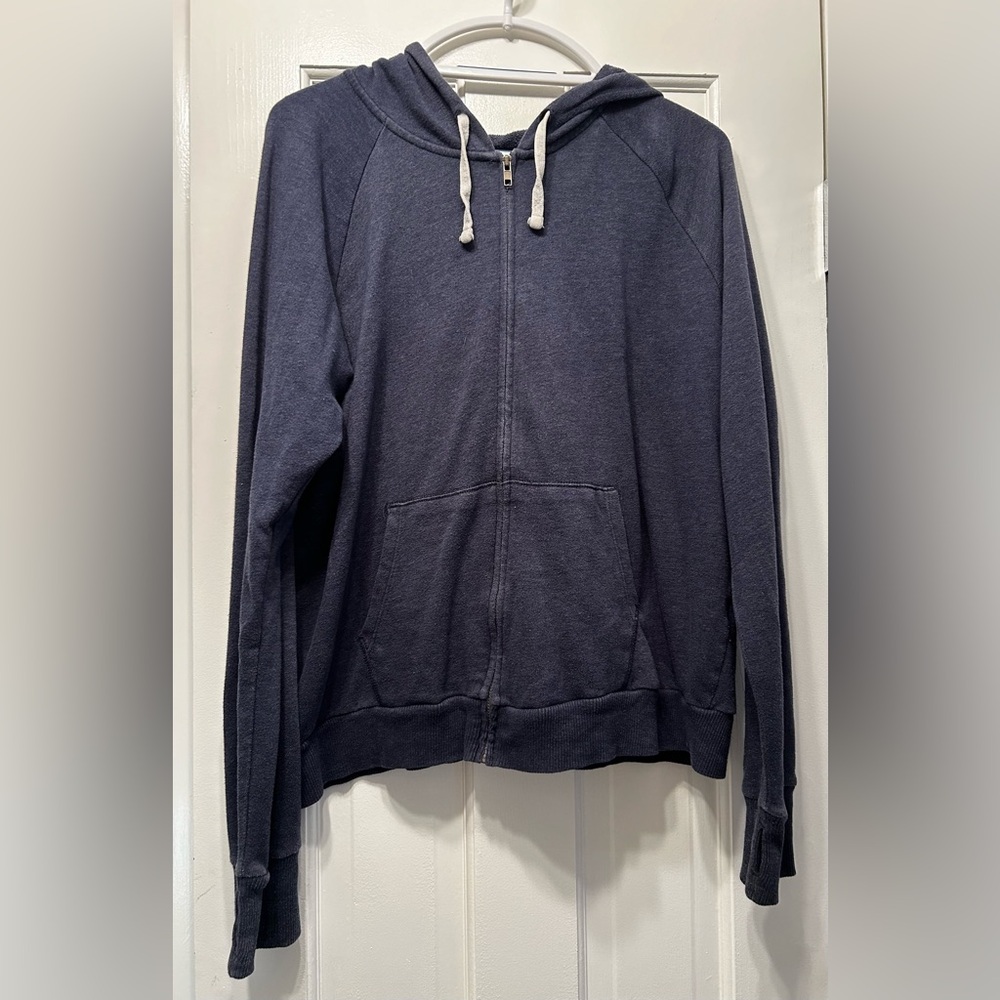 SO Lounge Life Favorite Sweatshirt Blue Zip Up